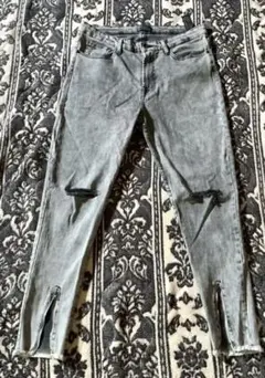 ZARA MAN スキニーデニム グレー