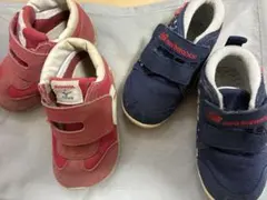 ミキハウス×ミズノ ニューバランス キッズシューズ 2足セット