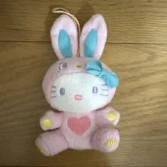 サンリオ ハローキティ うさぎ 着ぐるみ マスコット ストラップ - メルカリ