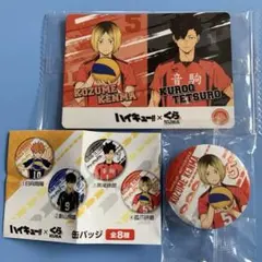 ハイキュー!!×くら寿司　ビッくらポン 缶バッジ