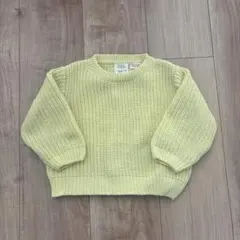 ZARA kids 黄色 セーター ニット　12-18months 86cm