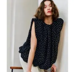 美品　OHGA オオガ SHELLEY ブラウス　ブラック 8103000083072_2.jpg?v=