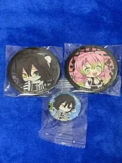 鬼滅の刃缶バッチ小芭内蜜璃セット