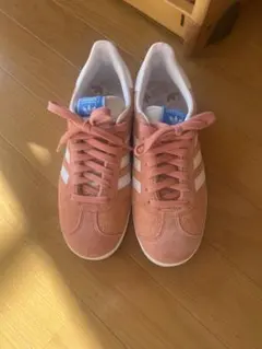adidas gazelle ピンク スエード スニーカー
