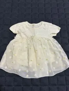 Kids Zoo 花柄刺繍 ワンピース 80