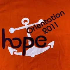 C2129【GILDANボディオレンジMサイズ】アメリカユーズドTシャツ
