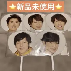 嵐 ミニうちわ 5×20 5点セット