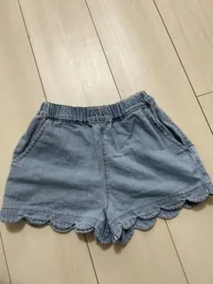 ブランシェス　ショートパンツ110 ライトブルーデニム