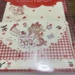 最終セール　サンリオレトロ　田村セツコ、ハローキティコラボレターセット