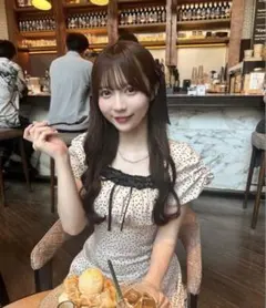 アンミール バストギャザーレディワンピース ドット - メルカリ