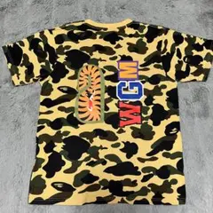 【即完売品】A BATHING APE カモフラ シャーク Tシャツ WGM