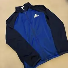 サ*ャ様 adidas フルジップジャケット 160サイズ 青黒