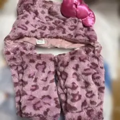 ユニバ キティ ヒョウ柄マフラーハット