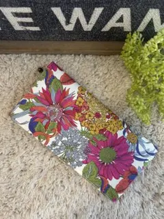 《受注後製作致します》☆アンジェリカガーラ ショッキングピンク☆スマート長財布