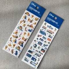 【平成レトロ】ディズニー めちゃもりシール くまのプーさん・ミッキー