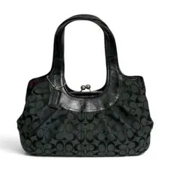 COACH コーチ エルゴ プリーテッド サッチェル レザーがま口 12248
