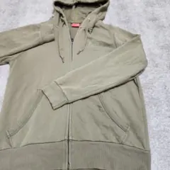 PUMA フルジップパーカー Sサイズ オリーブグリーン