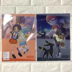 POKÉMON TRAINERS A4クリアファイル2枚セット アオイ＆ボタンのサムネイル