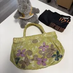 IBIZA　オーストリッチ　ハンドバッグ　美品！