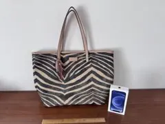 COACH ゼブラ柄 トートバッグ 大きめ