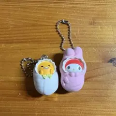 サンリオ　おくるみベイビーマスコット3 2個セット