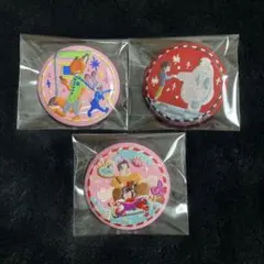 ディズニー　刺繍　缶バッジ