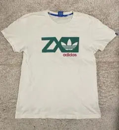 adidas アディダス ZX ロゴ Tシャツ ホワイト - メルカリ