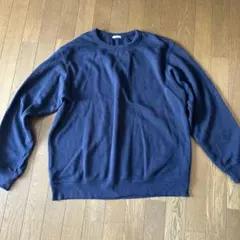 紺　スウェット　トレーナー　メンズXL GU