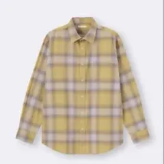 GU フランネルシャツ　ユニセックスM