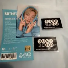 BOYNEXTDOOR ソンホ　 フーディー HOODIE トレカ
