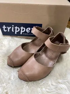【美品】トリッペン Gentle ウェッジソール サイズ35ブラウン