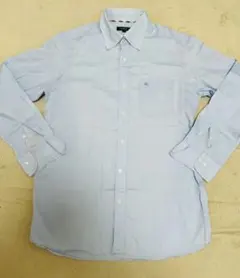 山陽商会製！美品　バーバリーロンドン　ボタンダウンシャツ M ライトブルー