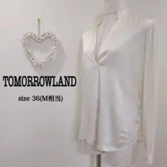 2026年最新】TOMORROWLAND カラー/ネック：Vネック レディース 長袖 