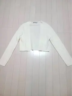 【美品】Aveniretoile ニットボレロカーディガンアンサンブル長袖薄手