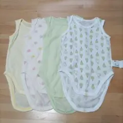 ユニクロ　ベビー　メッシュボディスーツ　80　4枚セット