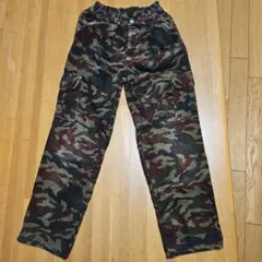 120cm 迷彩コーデュロイカーゴパンツ