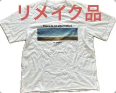 UT PEACE FOR ALL ユニクロ 半袖プリントTシャツ　短丈　リメイク