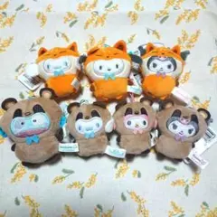 サンリオキャラクターズ どうぶつ着ぐるみマスコット 7個セット