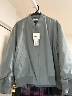 UNIQLO C ユニクロシー ボマージャケット グリーン