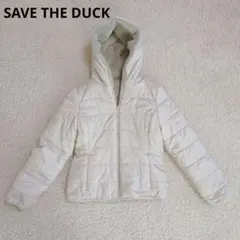 【美品】セーブザダック　ダウンジャケット　リバーシブル　ボア　フルジップ