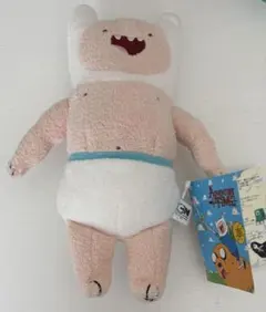 アドベンチャータイム フィン ぬいぐるみ タグ付き 全長約30cm - メルカリ