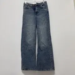 H&M DIVIDED デニムパンツ ワイドレッグ