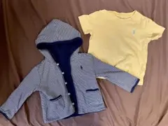 リバーシブル コットン フーディ&Tシャツ セット