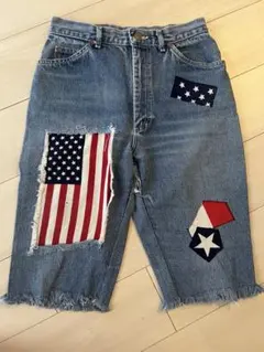 アメリカ購入！Lee デニムハーフパンツ 古着