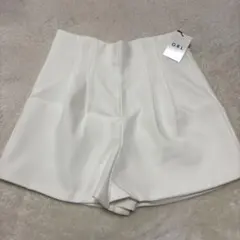 GRL ホワイト キュロット タック入り