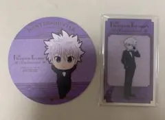 ☆ HUNTER×HUNTER　アニカフェ　コースター　アクリルカード　キルア