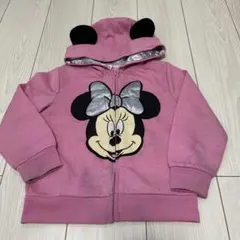 ミニーちゃんパーカー キッズサイズ5 ディズニー ミッキー