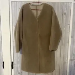 ジャーナルスタンダードレリューム　フェイクムートンコート　ベージュ38