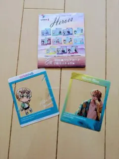 にじさんじin海の家SNS風クリアカード2枚セット　緋八マナ　一番くじ