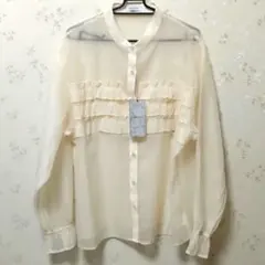 しまむら フリルブラウス